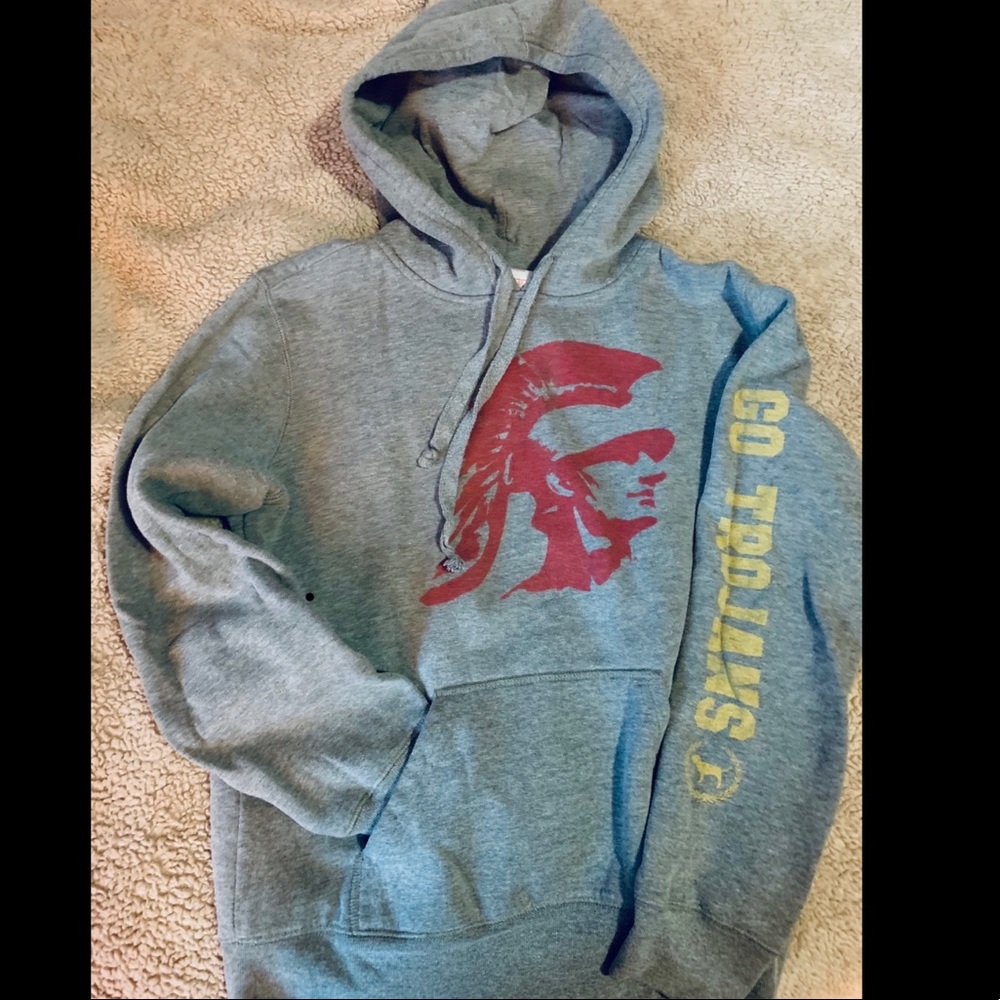 VS PINK USC pullover hoodie size M